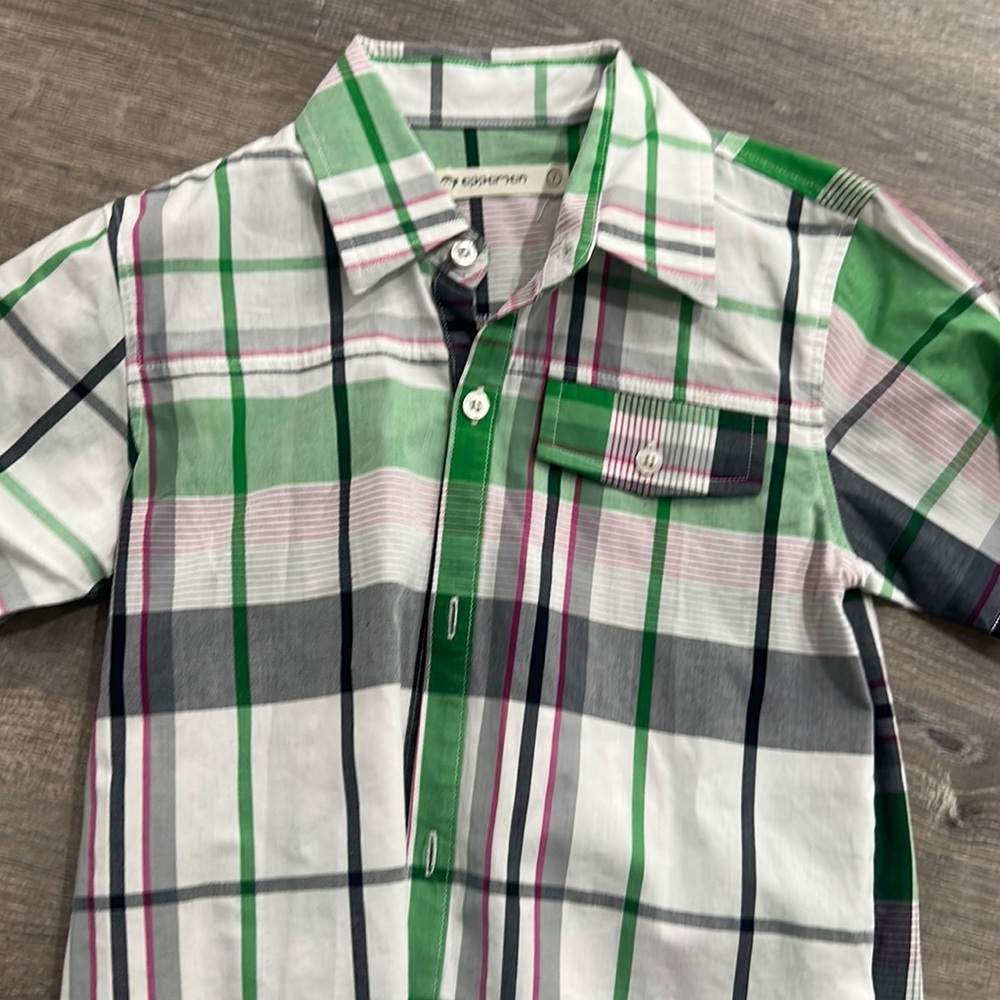 Appaman size 7 boys short sleeve boys button down